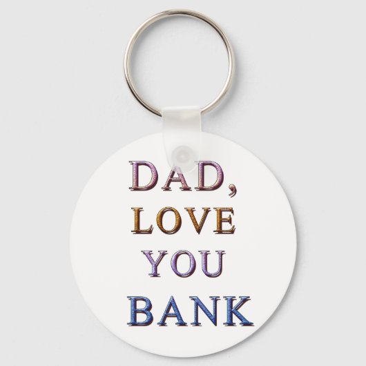 PORTE-CLÉS PAPA, AIME-TOI BANQUE 1 (Recto)