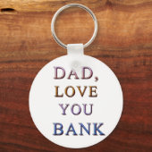 PORTE-CLÉS PAPA, AIME-TOI BANQUE 1 (Recto)
