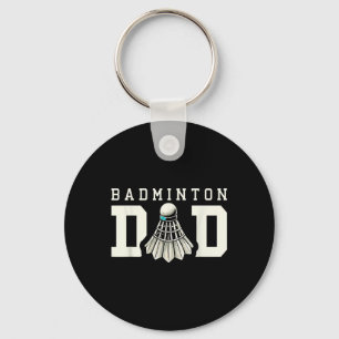 Porte-clés Papa badminton volant sports fan