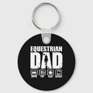 Porte-clés Papa cavalier drôle humour équitation père