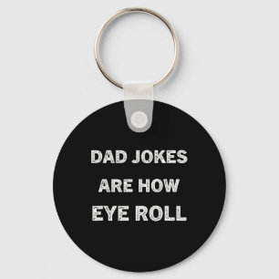 Porte-clés Papa Chemise Papa Blagues Sont Comment Les Yeux Ro