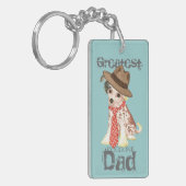 Porte-clés Papa chinois arrêté (Devant gauche)