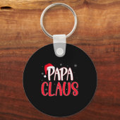 Porte-clés Papa Claus Christmas Family Matching Pajamas Funny (Recto)