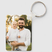 Porte-clés Papa Collage Multi Photo, Fête des pères Keepsaké (Verso)