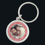 Porte-clés Papa Coolle Jamais Photo Personnalisée Moderne<br><div class="desc">Ce design simple et moderne est composé de typographie serif et d'ajouter une photo personnalisée.</div>