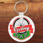 Porte-clés Papa cycliste (Recto)