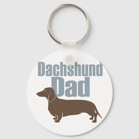Porte-clés "Papa Dachshund" (Recto)