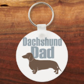 Porte-clés "Papa Dachshund" (Recto)