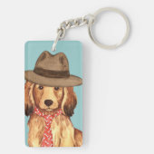 Porte-clés Papa Dachshund (Dos)