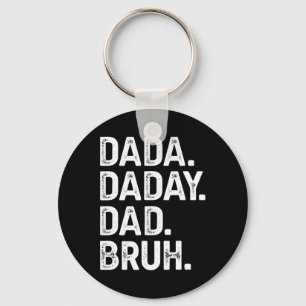 Porte-clés Papa Dada Dédé Bruh Cadeaux Hommes Drôle Fête des