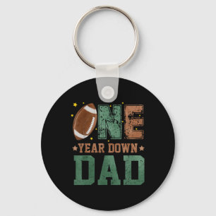 Porte-clés Papa De 1 An Football 1ère Année À Naître