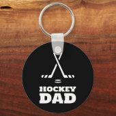 Porte-clés Papa de hockey (Recto)