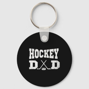 Porte-clés Papa de hockey - Fun Hockey Papa