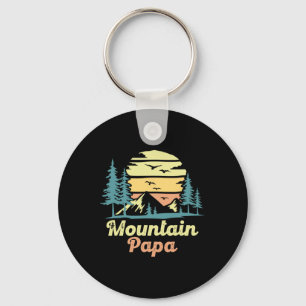 Porte-clés Papa de la montagne Camping Randonnée Papa Aventur