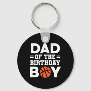 Porte-clés Papa De L'Anniversaire Boy Basketball Coach Basket