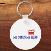 Porte-clés Papa de maman du pompier (Recto)