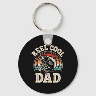 Porte-clés Papa de pêche super cool Papa vintage Papa Fête de