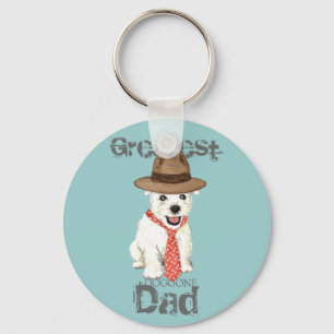 Porte-clés Papa de Westie