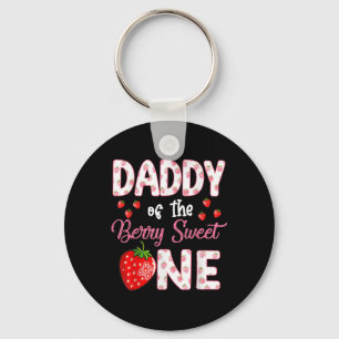 Porte-clés Papa Du Berry Sweet One Strawberry First Birt