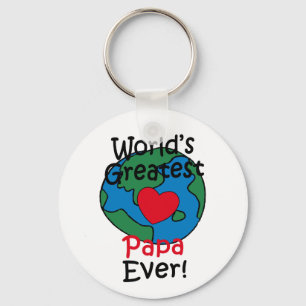 Porte-clés Papa du Monde au Coeur Exceptionnel
