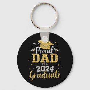 Porte-clés Papa D'Un Cl De 2024 Diplômé De Troisième Année