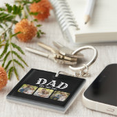 Porte-clés Papa Est 3 Photo (Devant Droit)