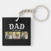 Porte-clés Papa Est 3 Photo (Dos)