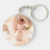 Porte-clés Papa Et Papa De La Main Du Bébé (Dos)