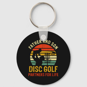 Porte-clés Papa Et Son Disc Partenaires De Golf Pour Pères De