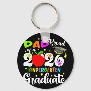 Porte-clés Papa fier de mères diplômées de maternelle 2026