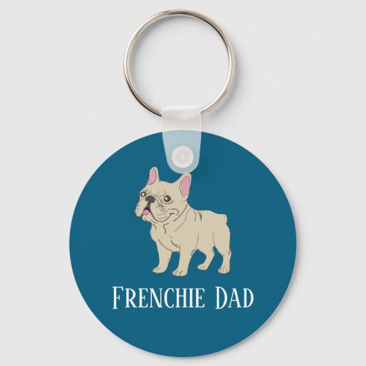 Porte-clés Papa Frenchie (Recto)