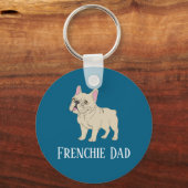 Porte-clés Papa Frenchie (Recto)
