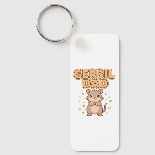 Porte-clés Papa Gerbille (Recto)