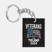 Porte-clés Papa Grand-Père Anciens Combattants Pour Trump 202 (Devant gauche)