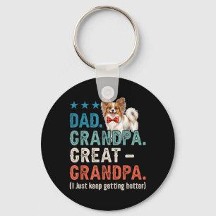 Porte-clés Papá Grand-père Arrière-grand-père Meilleure Fête