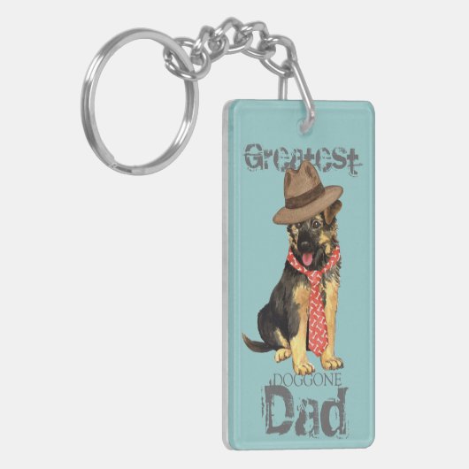 Porte-clés Papa GSD (Devant gauche)