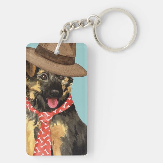 Porte-clés Papa GSD (Dos)