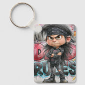 Porte-clés Papa Hard Rock Métal (Recto)
