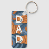 Porte-clés Papa - Joyeuse fête des pères (Verso)