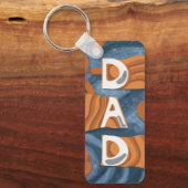 Porte-clés Papa - Joyeuse fête des pères (Recto)