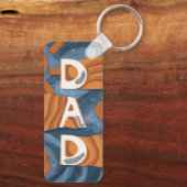 Porte-clés Papa - Joyeuse fête des pères (Verso)