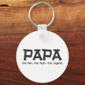 Porte-clés Papa l'homme le mythe la légende (Recto)