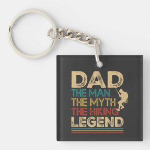 Porte-clés Papa l'homme le mythe la légende de la randonnée