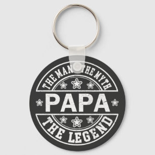 Porte-clés Papa L'Homme Le Mythe La Légende Fête des Pères