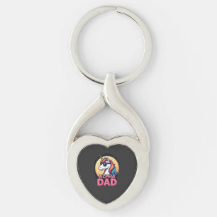 Porte-clés Papa licorne drôle Laufey hommes Fête des Pères No