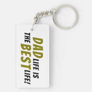 Porte-clés Papa Life est la meilleure vie Citation père