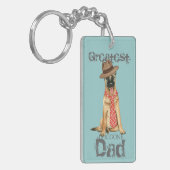 Porte-clés Papa Malinois belge (Devant gauche)