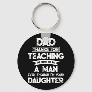 Porte-clés Papa Merci Pour M'Avoir Enseigné Comment Être Un