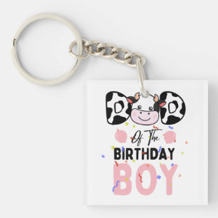 Porte-clés Papa Mignon du Garçon de la Fête de la Ferme à Vac