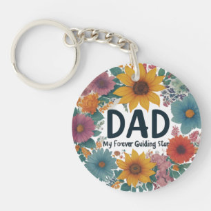 Porte-clés Papa : Mon étoile de guide pour toujours